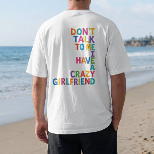 T-shirt Petite Amie Folle Arc-en-Ciel – Relation Colorée D