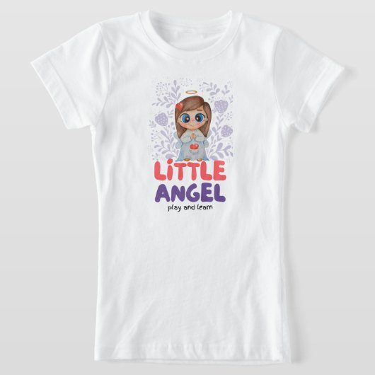 T-Shirt Petite Angel Nursery Rhymes (Poser)