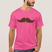 T-shirt Petite barre de poignées personnalisable Moustache (Devant)