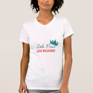T-shirt Petite chemise de prince à bord - grossesse