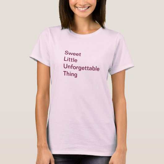 T-shirt Petite chose inoubliable douce (femmes) (Devant)