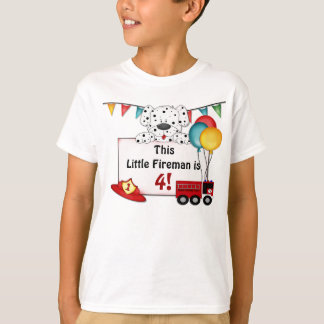 T-shirt Petite Dalmation pompière - Personnaliser