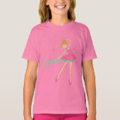 T-shirt petite danseuse de ballet jazzy (Devant)