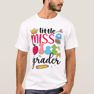 T-shirt Petite élève de 1re année Premier jour d'école Pre
