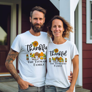 T-shirt Petite famille de tournesol