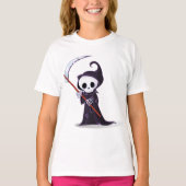 T-shirt Petite Faucheuse Grim Girls (Devant)