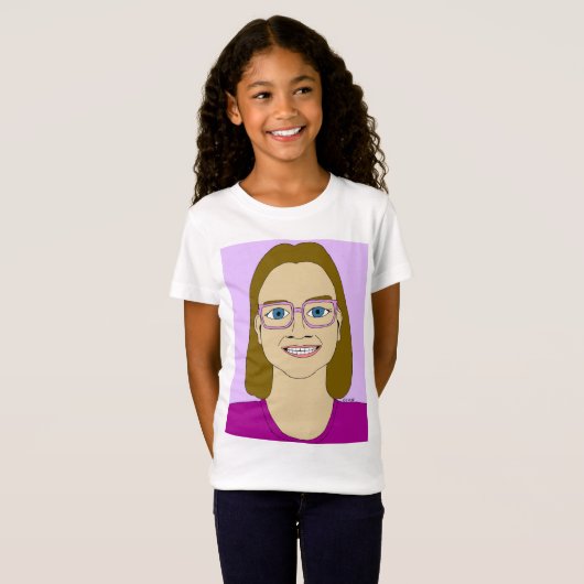 T-Shirt petite fille (Devant entier)
