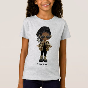 T-Shirt Petite fille afro-américaine