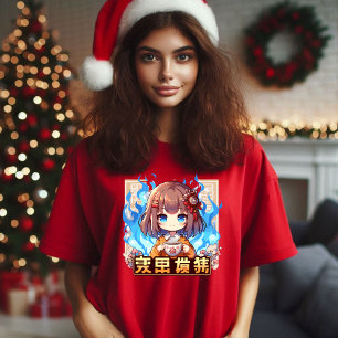 T-shirt Petite fille Anime Caractère Anime