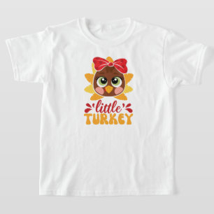 T-shirt Petite fille d'Action de grâce Kids