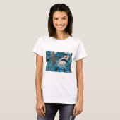 T-shirt Petite fille dans un fauteuil bleu, Cassatt (Devant entier)