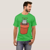 T-shirt Petite fille de Cat Planter (Devant entier)