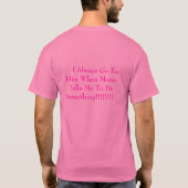 T-shirt Petite fille de Daddys (Dos)