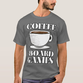 T-shirt Petite fille de jeux de société et de café