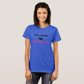 T-shirt Petite-fille des mineurs (Devant entier)