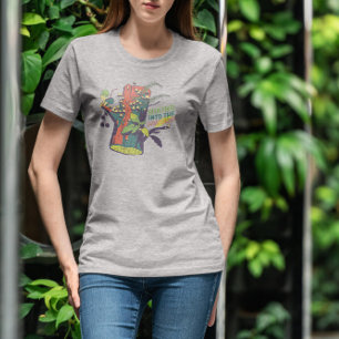 T-shirt Petite Fille En Journal Avec Citation Randonnée