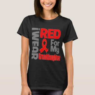 T-shirt Petite-fille - je porte le ruban rouge