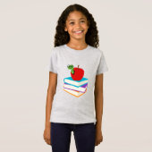 T-Shirt Petite fille liseuse (Devant entier)