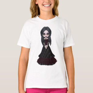 T-shirt Petite fille mignonne et déplaisante de Goth