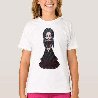 T-shirt Petite fille mignonne et déplaisante de Goth