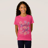 T-Shirt Petite fille papa Tee (Devant entier)
