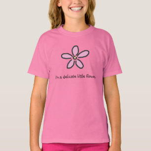 T-shirt Petite fleur sensible