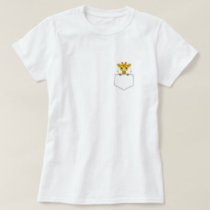 T-shirt "Petite girafe, grand coeur"