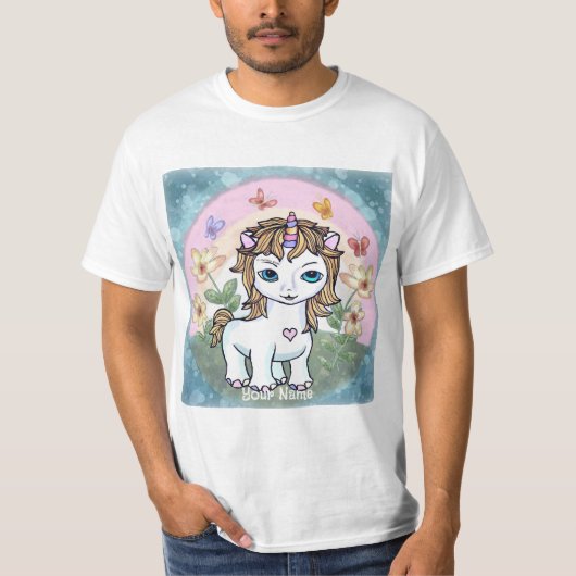 T-shirt Petite licorne (Devant)