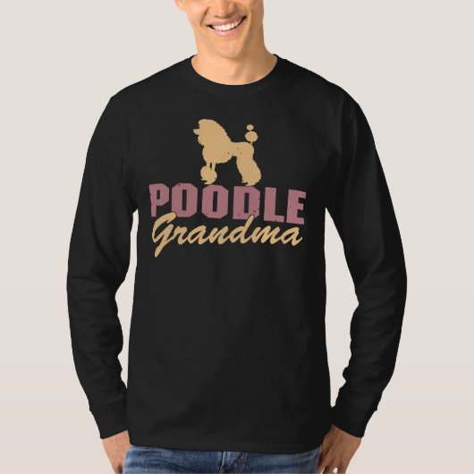 T-shirt Petite-mère de caniche (Devant)