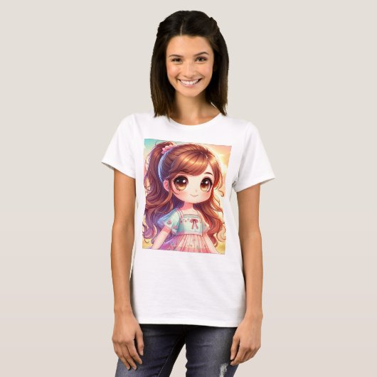 T-shirt Petite mignonne (Devant entier)
