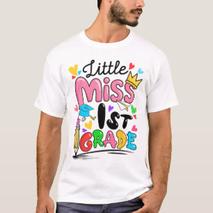 T-shirt Petite Miss 1ère année Ck mignonne pour l'école
