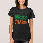 T-shirt Petite Miss Lucky Charm Shamrock (Devant)