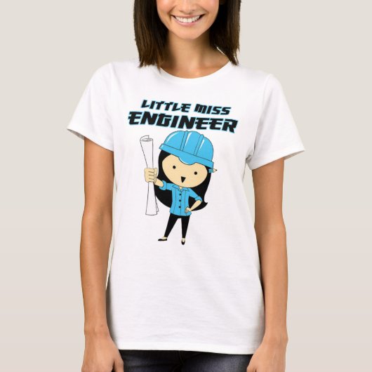 T-shirt Petite Mlle Engineer (Devant)