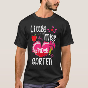 T-shirt Petite Mlle Kindergarten Premier Jour De Maternell