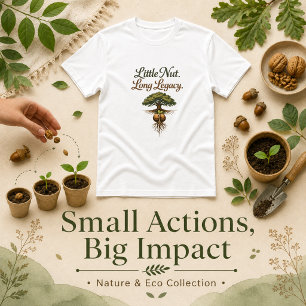 T-shirt Petite Noix Long Héritage citation