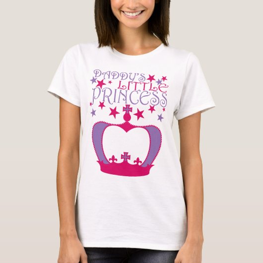T-shirt Petite princesse de Daddys (Devant)