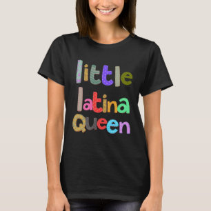 T-shirt Petite reine latino-américaine Spa fille latino-am
