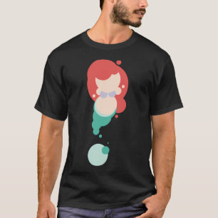 T-shirt Petite Sirène - style minimaliste