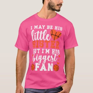 T-shirt Petite Soeur De Basket-Ball Soeur D'Un Pl De Baske