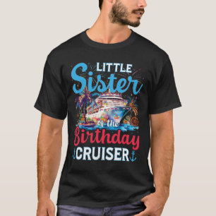 T-shirt Petite Sœur du bateau de croisière d'anniversaire 