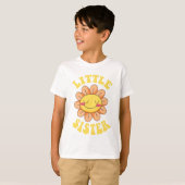 T-shirt Petite Soeur Fleur Mignonne (Devant entier)