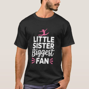 T-shirt Petite soeur plus grande fan, gymnaste et gymnasti
