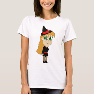 T-shirt petite sorcière chibi