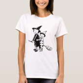 T-shirt Petite Sorcière Et Clown (Devant)