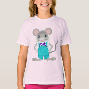 T-shirt Petite souris jolie et élégante