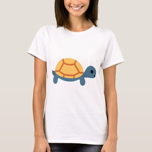 T-shirt petite tortue mignonne (Devant)