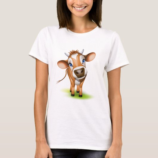 T-shirt Petite vache à maillot (Devant)