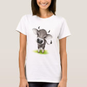 T-shirt Petite vache suisse (Devant)