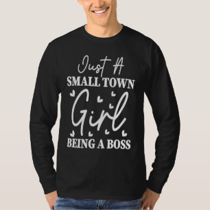 T-shirt Petite ville drôle, patron de la petite ville des
