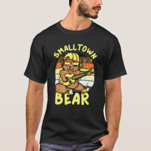 T-shirt Petite ville Ours Fraternité Drapeau Ours Gay Joue